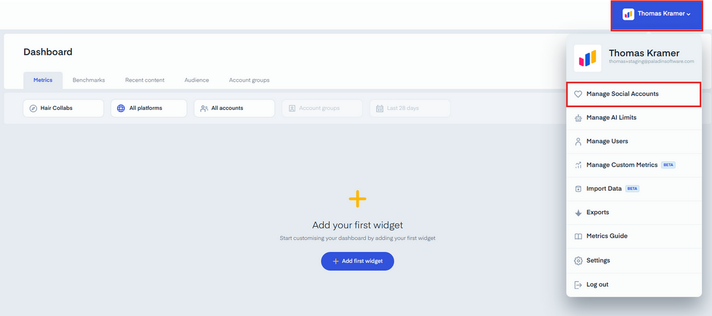 Add account