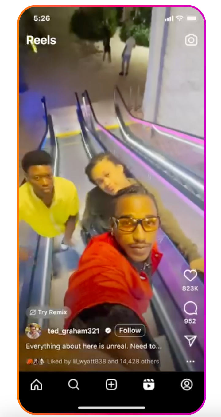 Snapchat Spotlight content