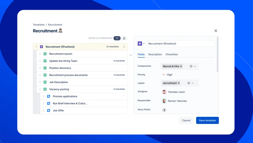 Smart Templates for JIRA