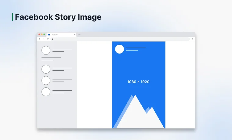 Facebook story image size and aspect ratio