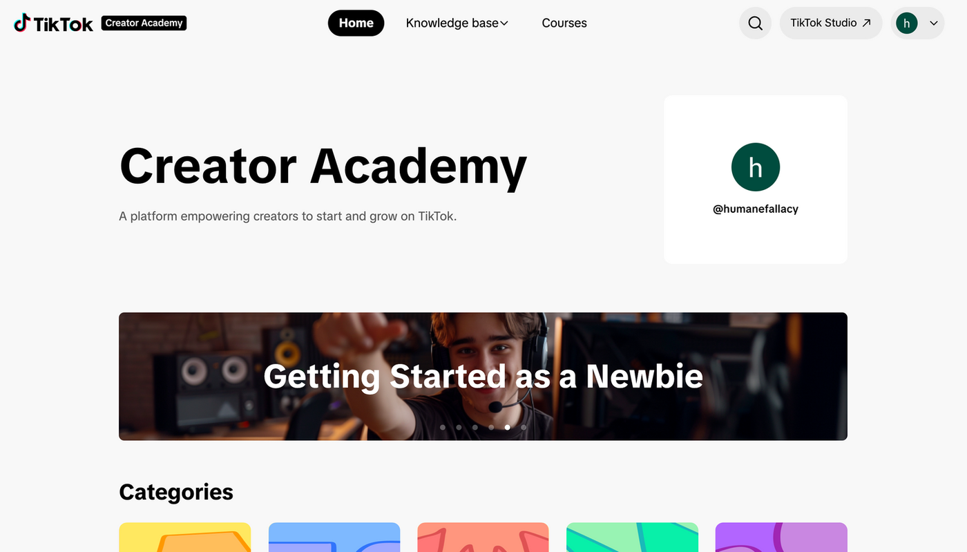 Creator Academy