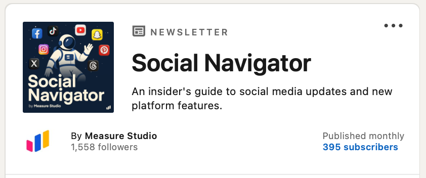 Social Navigator by Measure Studio